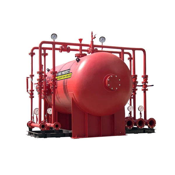 HD FIRE PROTECT Bladder Tank with Multiple Proportioners — manufacturer system image