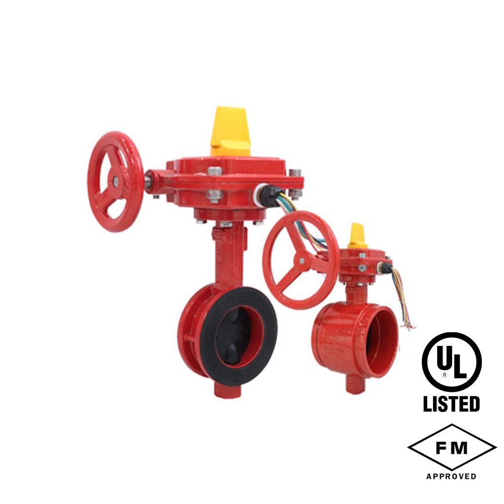 HD FIRE PROTECT Butterfly Valves — manufacturer system image