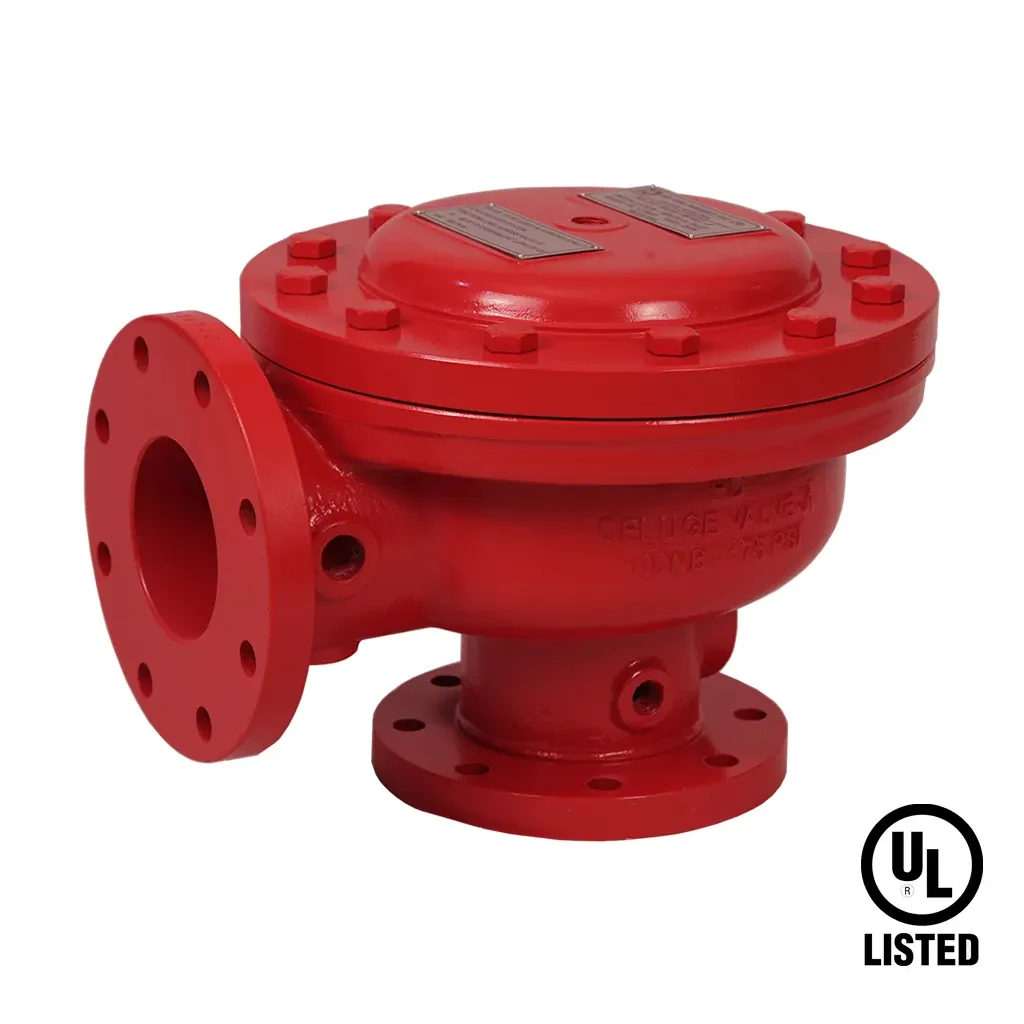 HD FIRE PROTECT Deluge Valve Model A (Cast Iron) — manufacturer system image