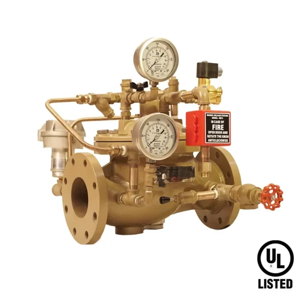 HD FIRE PROTECT Deluge Valve Model H5 (Nickel Aluminum Bronze) — manufacturer system image