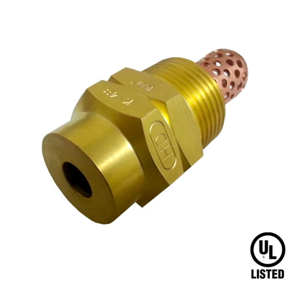 HD FIRE PROTECT High Velocity Spray Nozzle (1 Inch) — manufacturer system image