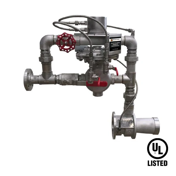 HD FIRE PROTECT Inline Balanced Pressure Foam Proportioner — manufacturer system image