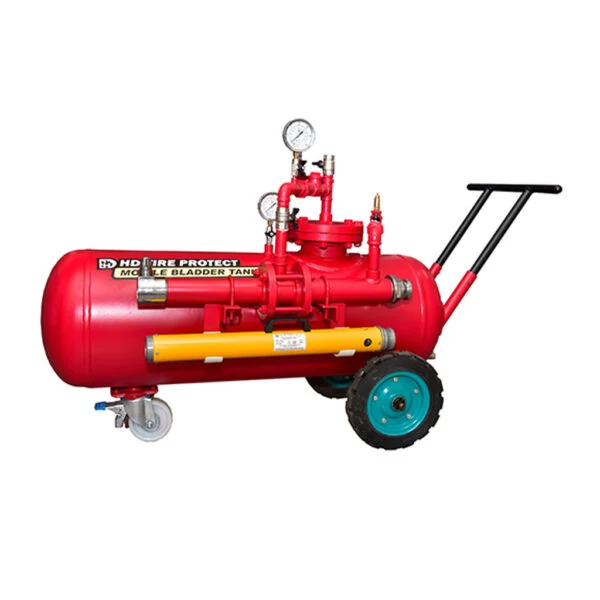 HD FIRE PROTECT Mobile Bladder Tank — manufacturer system image