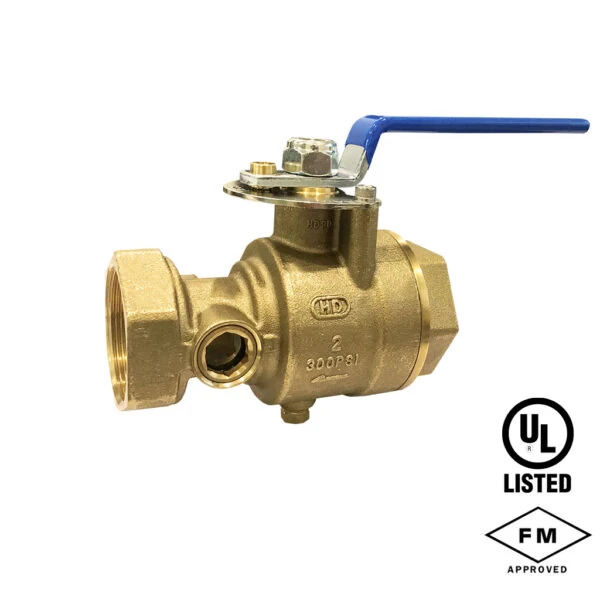 HD FIRE PROTECT Test and Drain Valves — manufacturer system image