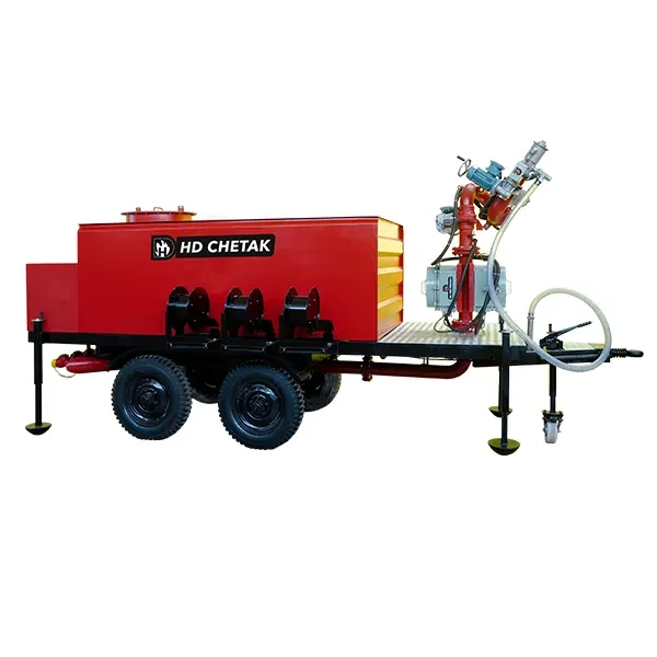 HD FIRE PROTECT Trailer Mounted Monitor HD-CHETAK — manufacturer system image