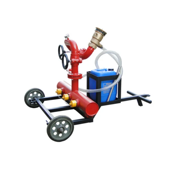 HD FIRE PROTECT Trolley Mounted Monitor — manufacturer system image