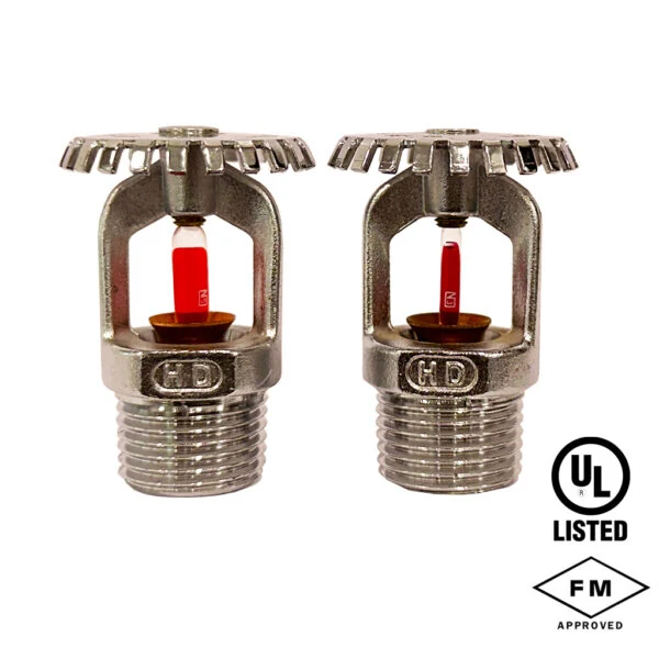 HD FIRE PROTECT Upright Sprinklers — manufacturer system image
