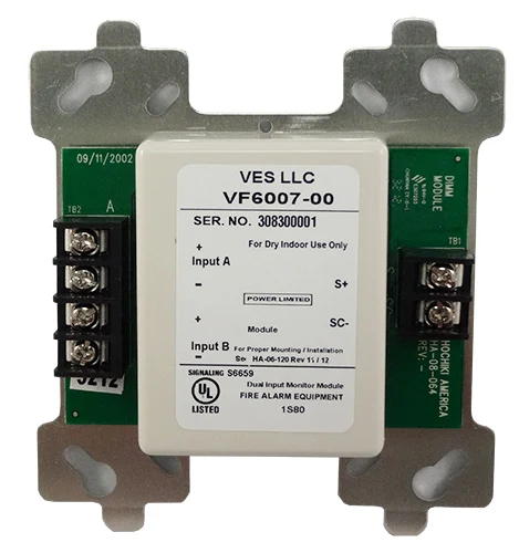 VES VF6007 Dual Input Monitor — manufacturer system image